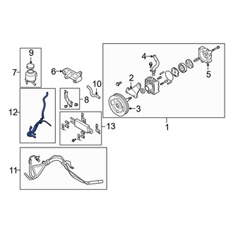 Infiniti OE - Power Steering Return Hose