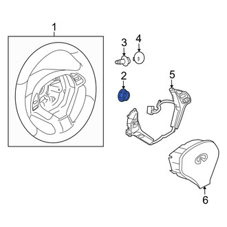 Infiniti OE - Steering Wheel Nut