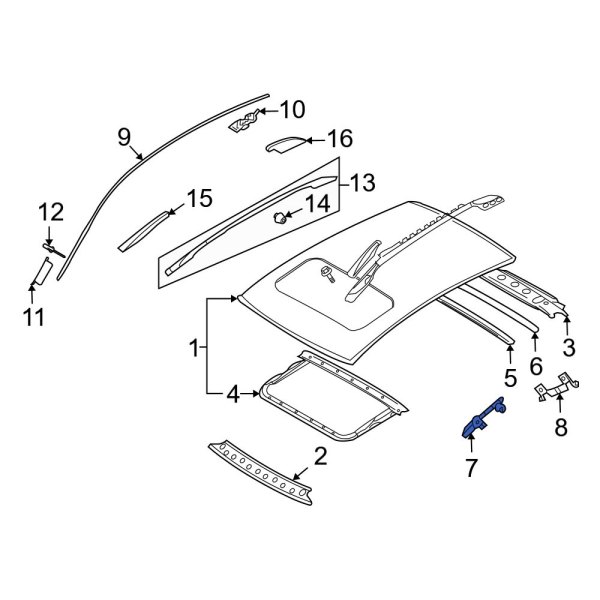 Roof Panel Bracket