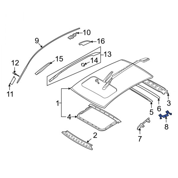 Roof Panel Bracket