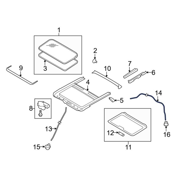 Sunroof Drain Hose