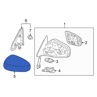 Infiniti OE - Front Right Outer Door Mirror Cover