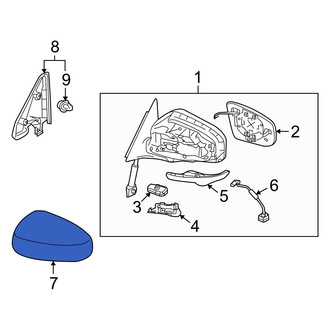 Infiniti OE - Front Right Outer Door Mirror Cover