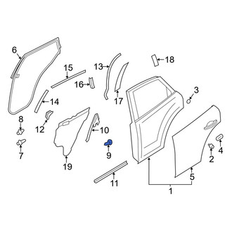 Infiniti OE - Rear Door Seal Clip