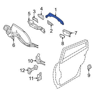 Infiniti OE - Rear Outer Exterior Door Handle