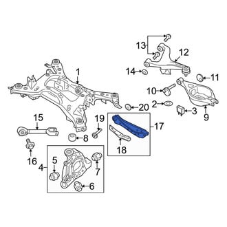 Infiniti OE - Front Left Lower Suspension Control Arm
