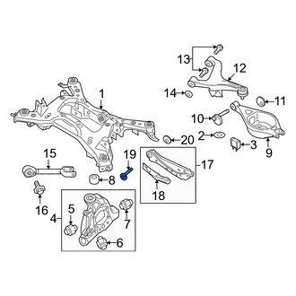 Infiniti OE - Suspension Crossmember Bolt