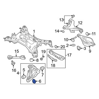Infiniti OE - Rear Suspension Knuckle Bushing