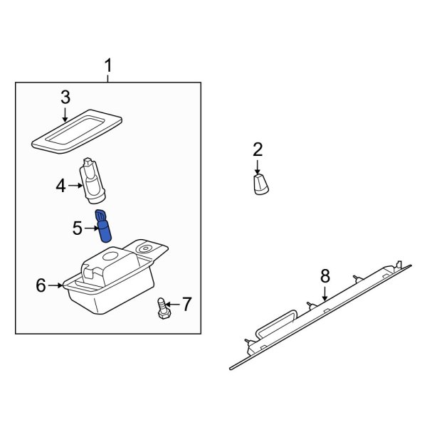 Infiniti OE 2626189965 Parking Light Bulb
