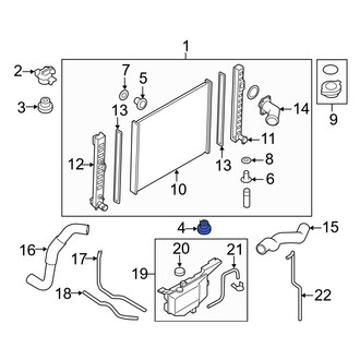 Infiniti OE - Lower Radiator Insulator