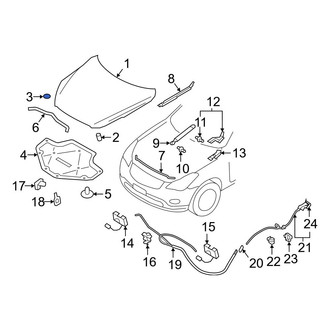 Infiniti OE - Front Door Plug