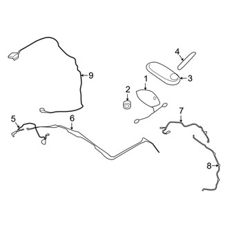 Infiniti OE - Electrical - Antenna (With Satellite)