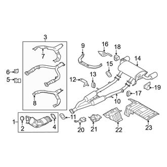 Infiniti OE - Exhaust System - Exhaust Components