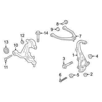 Infiniti OE - Front Suspension - Suspension Components (RWD)