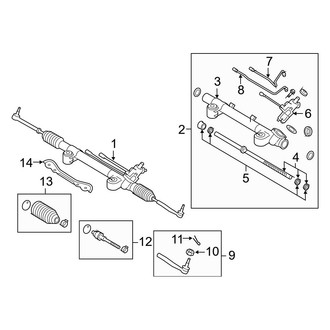 Infiniti OE - Steering Gear & Linkage (RWD)