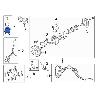 Infiniti OE - Power Steering Reservoir