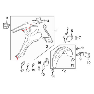 Infiniti OE - Quarter Panel & Components