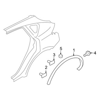 Infiniti OE - Quarter Panel - Exterior Trim