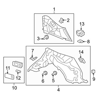 Infiniti OE - Quarter Panel - Interior Trim