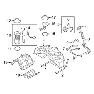 Infiniti OE - Fuel System Components