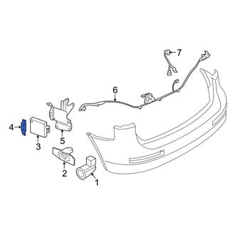 Infiniti OE - Blind Spot Detection System Warning Sensor Bracket