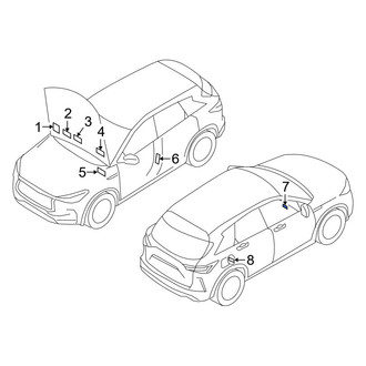 Infiniti OE - Air Bag Information Label