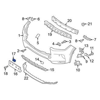 Infiniti OE - License Plate Bracket Nut