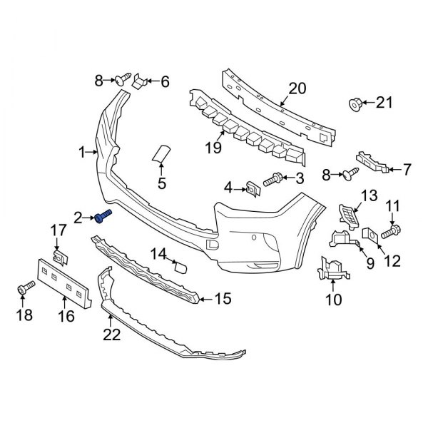 Bumper Cover Screw