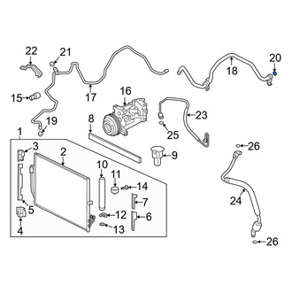 Infiniti OE - Rear A/C Refrigerant Line O-Ring
