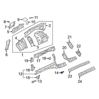 Infiniti OE - Interior Grab Bar Bolt