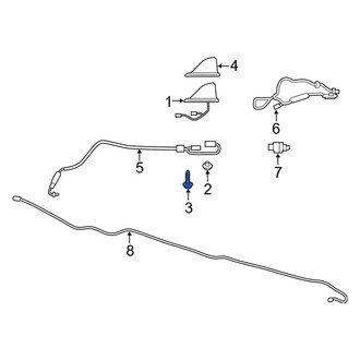 Infiniti OE - Radio Antenna Base Screw