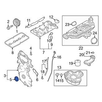Infiniti OE - Rear Engine Crankshaft Seal