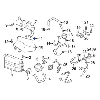 Infiniti OE - Wiper Arm Nut