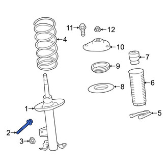 Infiniti OE - Suspension Strut Bolt
