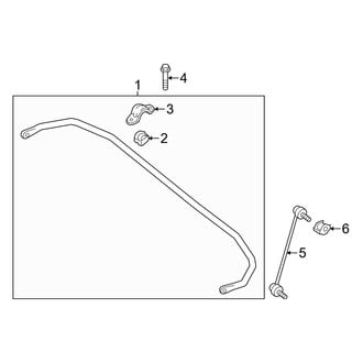 Infiniti OE - Front Suspension - Stabilizer Bar & Components (Autograph / Essential / Luxe / Pure / Sensory)