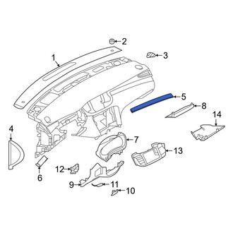 Infiniti OE - Right Instrument Panel Molding