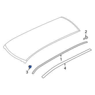 Infiniti OE - Roof Luggage Carrier Side Rail Bolt