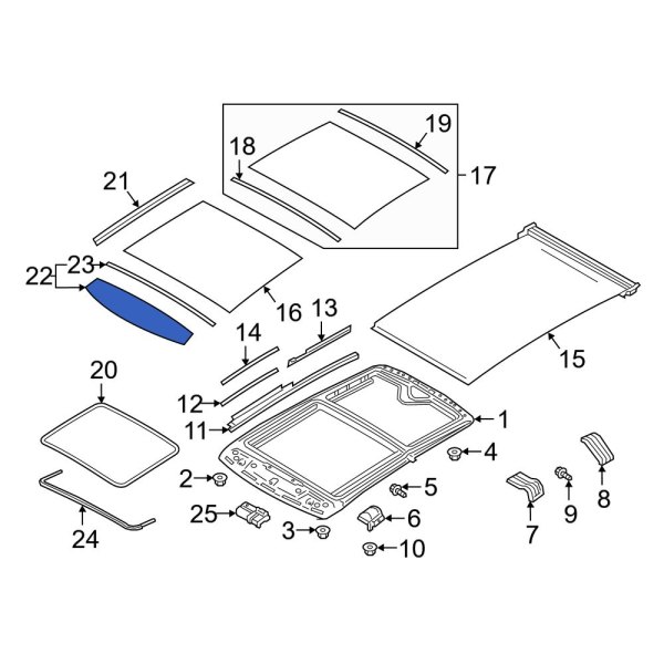 Sunroof Glass