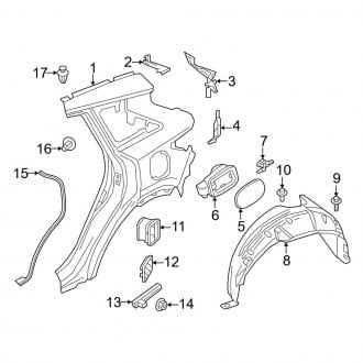 2022 Infiniti QX50 Replacement Quarter Panels - CARiD.com