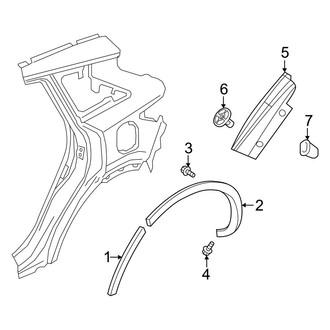 Infiniti OE - Quarter Panel - Exterior Trim