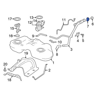 Infiniti OE - Fuel Tank Cap Tether Clip