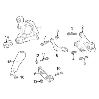 Infiniti OE - Rear Suspension - Suspension Components (AWD)
