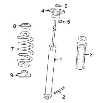 Infiniti OE - Rear Suspension - Shocks & Components (FWD)