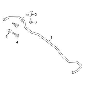 Infiniti OE - Rear Suspension - Stabilizer Bar & Components (Autograph / Essential / Luxe / Pure / Sensory AWD)