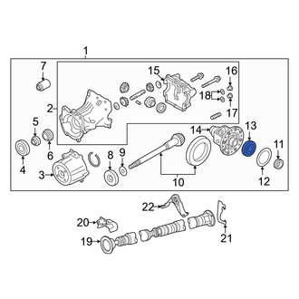 Infiniti OE - Rear Differential Carrier Bearing