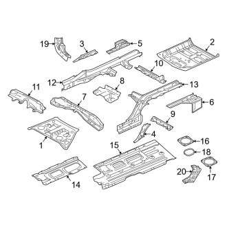 2022 Infiniti QX50 OEM Rocker Panels & Floors — CARiD.com