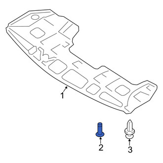 Infiniti OE - Front Radiator Support Splash Shield Clip