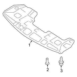Infiniti OE - Radiator Support - Splash Shields