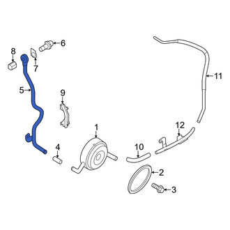 Infiniti OE - Upper Engine Coolant Pipe