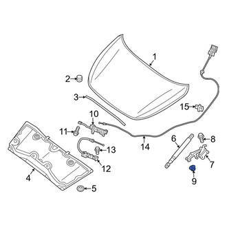 Infiniti OE - Hood Hinge Nut